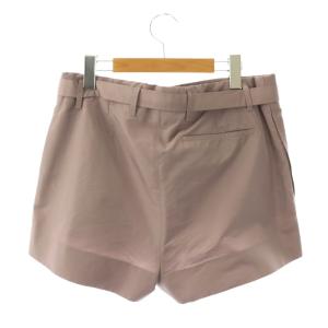 miumiu ショートパンツ ボタンフライ 38 ブラウンパープル /DO OS