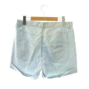 miumiu ショートパンツ 25 水色 ボタンフライ AMM1 2007 3011 /GG