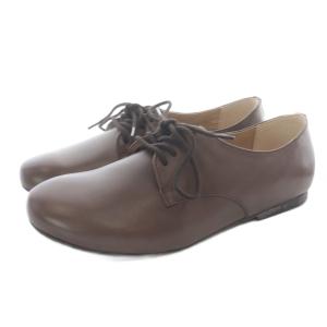 Saunders レザーシューズ 24.5cm 茶色 ブラウン /SR