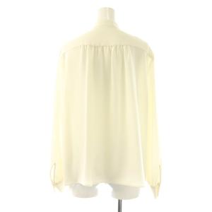 theory luxe 24AW MARVINE JINA J ブラウス 長袖 38 アイボリー /DO OS