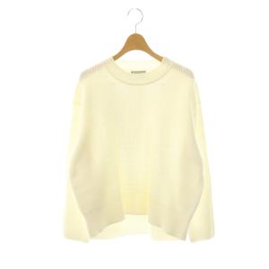 25SS GRANDER JACKIE ニット セーター 長袖 38 オフホワイト /DO OS