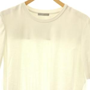 theory luxe 24SS BASALT CASLEY バックプリーツTシャツ カットソー 半袖 38 グリーングレー /DO