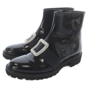 UNITED ARROWS ビジュー ショートブーツ 37.5 黒 ブラック /SR