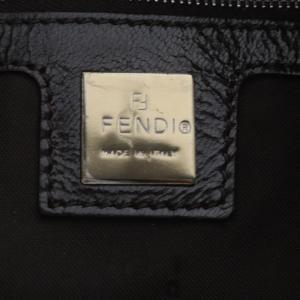 FENDI マンマバケット ハンドバッグ レオパード ハラコ アイボリー
