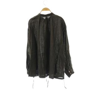 Vlas Blomme coating linen 2way ブラウス F ブラウン系 13100026
