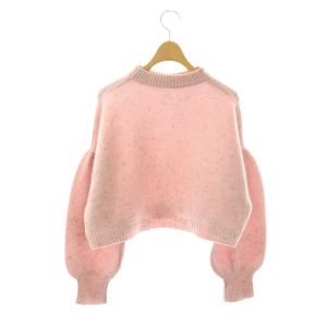 Loulou Willoughby 24AW LINSIEME プルオーバー ニット セーター 長袖 2 ピンク /HK OS SH
