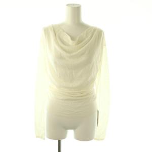 25AW ドレープニットトップス カットソー F アイボリー /DF OS SH