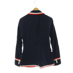 POLO RALPH LAUREN 近年モデル グログラントリム テリー ブレザー テーラードジャケット アウター 0 紺 /NR OS
