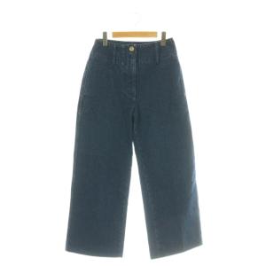 25SS ワイドデニムパンツ 34 ブルー