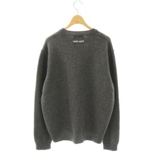 miumiu BACK LOGO CASHMERE KNIT SWEATER