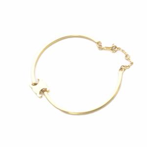 CELINE トリオンフ アーティキュレート ブレスレット ゴールドカラー