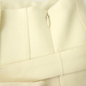 CELFORD 24AW スーパーハイウエストツイルスカート フレアスカート ロング 36 アイボリー /DF OS