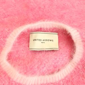 UNITED ARROWS フォックスカシミヤニット セーター 長袖 ピンク /HK OS