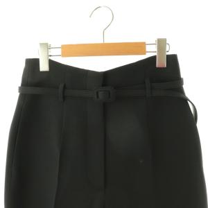 Christian Dior ピンタックテーパードパンツ I42 ブラック 311P10A1166