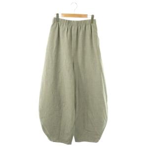 サンプル品 26SS ROUND TROUSER パンツ カーブパンツ ワイド イージー 38 ライトグレー