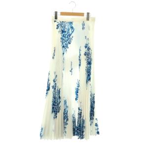 26SS PLEATS SKIRT 花柄