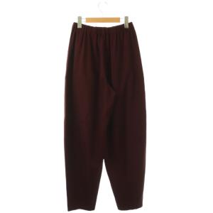 ENFOLD 25AW archetype COCOON TROUSERS パンツ ブラウン