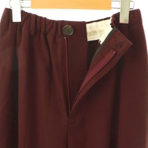 ENFOLD 25AW archetype COCOON TROUSERS パンツ ブラウン