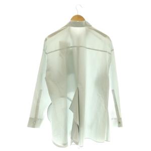 ENFOLD 26SS PLATE SHIRT 38 ライトグレー