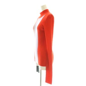 ENFOLD サンプル品 26SS STRIPE RIB PULLOVER プルオーバー ニット セーター 38 赤