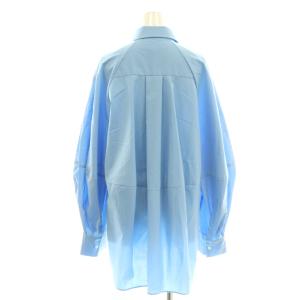 ENFOLD 26SS CIRCLE DORAPE SHIRT シャツ ブラウス 38 ブルー /CX OS