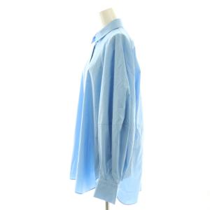 ENFOLD 26SS CIRCLE DORAPE SHIRT シャツ ブラウス 38 ブルー /CX OS