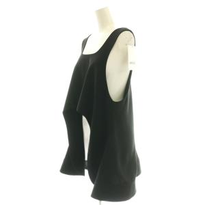 ENFOLD 26SS 2WAY FLARE VEST ベスト プルオーバー 38 ブラック /CX OS