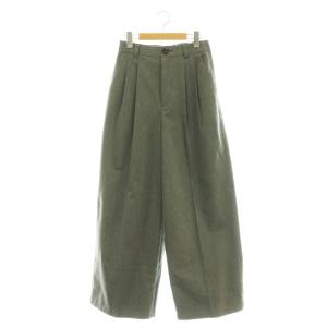 サンプル品 26SS skater trousers パンツ ワイド タック M グレー /CX OS
