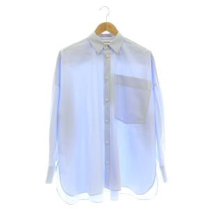 26SS over shirt シャツ ブラウス コットン M 水色 /CX OS