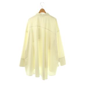 nagonstans 26SS wide-sleeves shirt シャツ 長袖 M オフホワイト 470JS430-0211