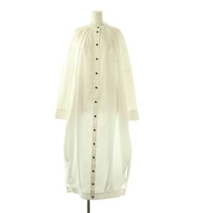25AW EGG DRESS ワンピース 長袖 ロング 38 ホワイト 300IA233-2031 /NR