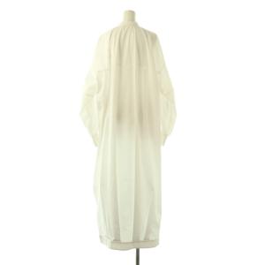 nagonstans 25AW EGG DRESS ワンピース 長袖 ロング 38 ホワイト 300IA233-2031 /NR