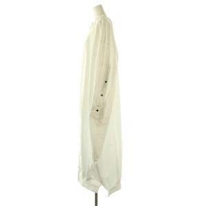 nagonstans 25AW EGG DRESS ワンピース 長袖 ロング 38 ホワイト 300IA233-2031 /NR