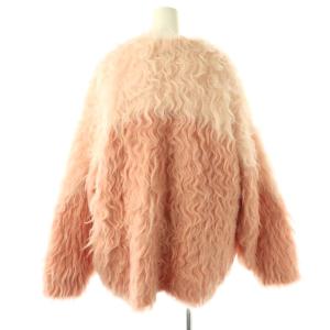 CLANE BI COLOR SHAGGY KNIT CARDIGAN カーディガン ニット 長袖 2 ピンク 19106-2152