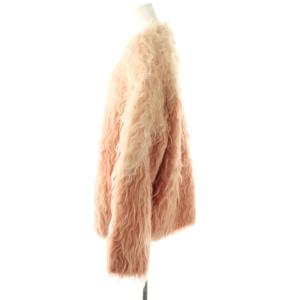 CLANE BI COLOR SHAGGY KNIT CARDIGAN カーディガン ニット 長袖 2 ピンク 19106-2152