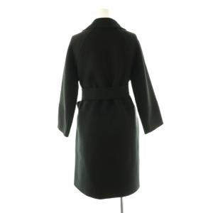 S Max Mara ARONA  ヴァージンウール ダブルフェイス コート 34 ブラック