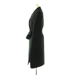 S Max Mara ARONA  ヴァージンウール ダブルフェイス コート 34 ブラック