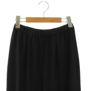 Nolley's ソフィー sophi 25SS ウォッシャブルマルチファンクションイージーセミフレアパンツ 34 ブラック