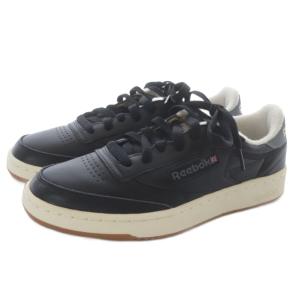 Reebok Club C 85 RETRO GUM スニーカー ロゴ 24.5cm 黒 ブラック /SR
