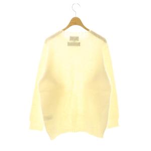 BEAMS+ HAND FRAME KNITTEDシェットランドクルーニット セーター プルオーバー ウール M アイボリー