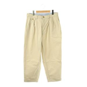 Tapered Twillパンツ テーパード ジッパーフライ M ベージュ /NR OS AD