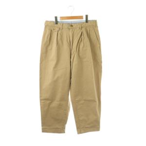 Tapered Twillパンツ テーパード ジッパーフライ M ベージュ /NR OS AD