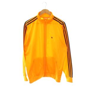 BECKENBAUER TRACKTOP SSTトラックジャケット ジャージ S オレンジ 紺 IK9151