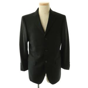 BURBERRY BLACK LABEL 3B背抜きジャケットパンツスーツ テーラード セットアップ ブラック /HK OS