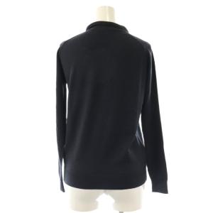 JOHN SMEDLEY ウール 衿付きニット セーター 長袖 S チャコール /ES OS