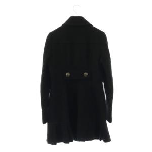 BURBERRY BLUE LABEL ウール混コート アウター チェスター 36 ブラック /DO OS