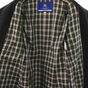 BURBERRY BLUE LABEL ウール混コート アウター チェスター 36 ブラック /DO OS
