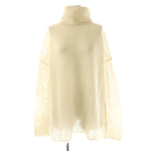 24AW KIDモヘヤタートルネックプルオーバー ニット セーター F ライトベージュ /ES OS
