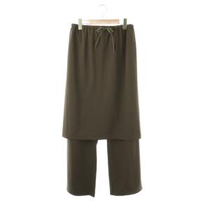 25SS GEMINI ジャージセットパンツ スカート ミモレ ロング ストレート F チャコール WGG1051102A0001
