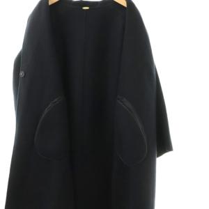MUSE de Deuxieme Classe ウールアンゴラリバーコート ネイビー